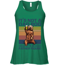 Load image into Gallery viewer, It's Not A Dad Bod It's A Father Figure Bear Ladies Flowy Tank
