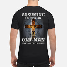 Load image into Gallery viewer, Assuming I'm Just An Old Man Was Your First Mistake Guys V-Neck
