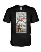 Load image into Gallery viewer, Labrador Retriever Walks Beside Us Everyday Unique Custom Design Guys V-Neck

