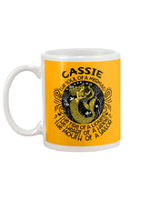 Load image into Gallery viewer, Gift For Cassie Girl The Soul Of A Mermaid Mug
