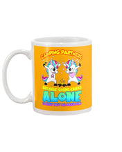 Load image into Gallery viewer, Camping Partners Because Going Crazy Alone Is Just Not As Much Fun Mug
