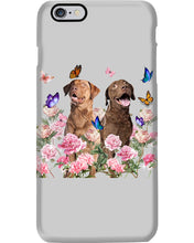 Load image into Gallery viewer, Gift For Dog LoversChesapeake Bay Retriever With Peonies Phone case
