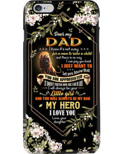 Load image into Gallery viewer, Lion Gift For  Papa You'll Always My Dad My Hero  Custom Design Phone case
