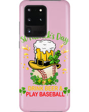 Load image into Gallery viewer, Baseball Drink Beer Day St Patrick's Day Gift For Baseball Lovers Phone case
