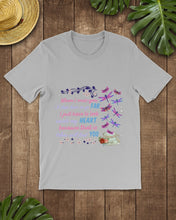 Load image into Gallery viewer, Butterflies When I Miss You I Just Have To Look Inside My Heart Gift For Lover Guys Tee
