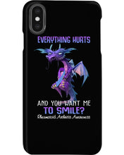 Load image into Gallery viewer, Everything Hurt And You Want Me To Smile Trending Phone case
