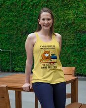 Load image into Gallery viewer, Cute Phone Case Gift For Books And Cats Lovers A Woman Cannot Be Quarantined Alone Ladies Flowy Tank
