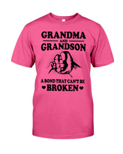 Load image into Gallery viewer, Grandma And Grandson A Bond That Can't Be Broken Custom Design Guys Tee
