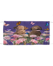 Load image into Gallery viewer, Gift For Dog LoversChesapeake Bay Retriever With Peonies Cloth Face Mask
