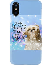 Load image into Gallery viewer, Angels And Shih Tzu Are Not Different Gift For Dog Lovers Phone case
