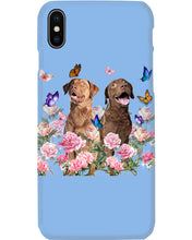 Load image into Gallery viewer, Gift For Dog LoversChesapeake Bay Retriever With Peonies Phone case
