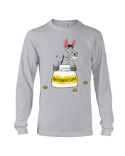Load image into Gallery viewer, Funny Donkey Anti Depressant Meaning Gift For Women Unisex Long Sleeve
