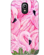 Load image into Gallery viewer, Beautiful Flamingo And Feather Gift For Flamingo Lovers Phone case
