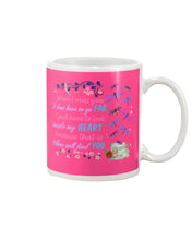 Load image into Gallery viewer, Butterflies When I Miss You I Just Have To Look Inside My Heart Gift For Lover Mug
