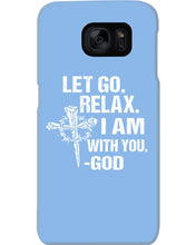 Load image into Gallery viewer, Let You Relax I Am With You Gray Background Phone case
