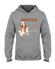 Load image into Gallery viewer, Basset Hound Kisses Fix Everything Gift For Dog Lovers Hoodie
