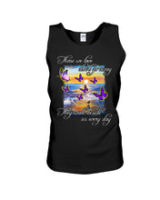 Load image into Gallery viewer, Butterfly Sunset On Beach Those We Love Don't Go Away Gift For Lover Unisex Tank Top
