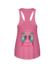 Load image into Gallery viewer, I Believe There Are Angels Among Us Unique Custom Design Ladies Flowy Tank
