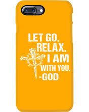Load image into Gallery viewer, Let You Relax I Am With You Gray Background Phone case
