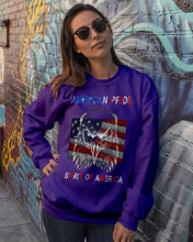 Load image into Gallery viewer, Eagle American Pride Spirit Of America Gift For American People Sweatshirt
