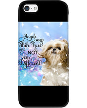 Load image into Gallery viewer, Angels And Shih Tzu Are Not Different Gift For Dog Lovers Phone case
