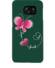 Load image into Gallery viewer, Faith Butterfly Breast Cancer Awareness Custom Design Phone case
