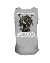 Load image into Gallery viewer, I'm Coming For You And Hell Is Coming With Me Unisex Tank Top
