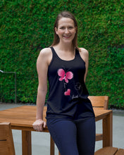 Load image into Gallery viewer, Faith Butterfly Breast Cancer Awareness Custom Design Ladies Flowy Tank
