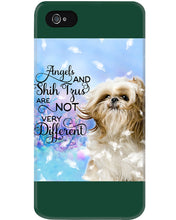 Load image into Gallery viewer, Angels And Shih Tzu Are Not Different Gift For Dog Lovers Phone case
