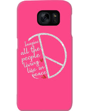 Load image into Gallery viewer, Image All The People Living Life In Peace Custom Design For Friends Phone case
