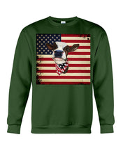 Load image into Gallery viewer, Lovely Phone Case With America Flag Face Gift For Cow Lovers Sweatshirt
