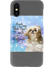 Load image into Gallery viewer, Angels And Shih Tzu Are Not Different Gift For Dog Lovers Phone case
