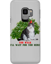 Load image into Gallery viewer, Cat Wait For You Here Gift For Cat Lovers Phone case
