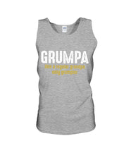 Load image into Gallery viewer, Grumpa Like A Regular Grandpa Only Grumpier Unisex Tank Top
