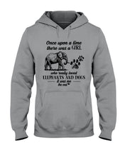 Load image into Gallery viewer, A Girl Really Loved Elephants And Dogs  Special Custom Design Hoodie

