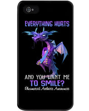 Load image into Gallery viewer, Everything Hurt And You Want Me To Smile Trending Phone case
