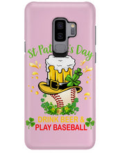 Load image into Gallery viewer, Baseball Drink Beer Day St Patrick's Day Gift For Baseball Lovers Phone case
