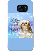 Load image into Gallery viewer, Angels And Shih Tzu Are Not Different Gift For Dog Lovers Phone case
