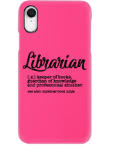 Load image into Gallery viewer, Librarian Keeper Of Books Guardian Of Knowledge Custom Design Phone case
