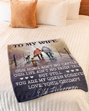 Load image into Gallery viewer, Fishing Our Home Aren't Fleece Blanket Fleece Blanket
