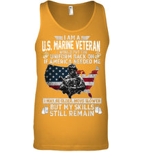 Load image into Gallery viewer, I Am A US Marine Veteran If America Needed Me Gift Unisex Tank Top

