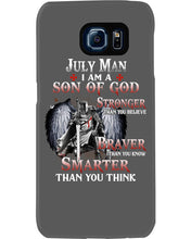 Load image into Gallery viewer, July Man Son Of God Birthday Meaningful Gift For Men Phone case

