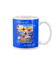 Load image into Gallery viewer, Butterfly Sunset On Beach Those We Love Don't Go Away Gift For Lover Mug

