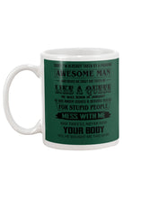 Load image into Gallery viewer, I'm Already Taken By January Freaking Awesome Man For Birthday Gift Mug
