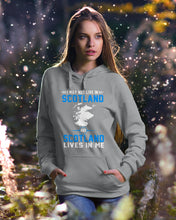 Load image into Gallery viewer, I May Not Live In Scotland But Scotland Lives In Me Custom Design Hoodie
