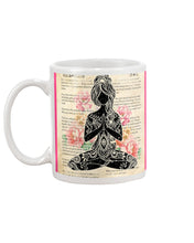 Load image into Gallery viewer, I'm Mostly Peace Love And Light Yoga Gift For Yoga Lovers Mug
