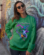 Load image into Gallery viewer, Hummingbirds Heart Shaped I Am A Simple Woman Gift For Mom Sweatshirt
