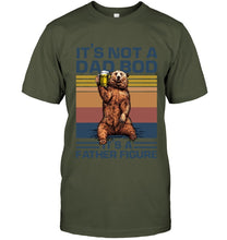 Load image into Gallery viewer, It's Not A Dad Bod It's A Father Figure Bear Guys Tee
