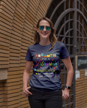 Load image into Gallery viewer, I Am A Librarian Not A Magician Custom Design Gifts Ladies Tee
