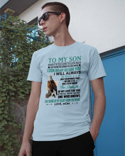 Load image into Gallery viewer, Look Right Beside You Eagle Mom Gift For Son Guys Tee
